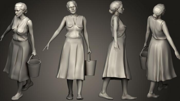 Figurines of people (STKH_0201) 3D model for CNC machine